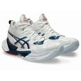 thumbnail image 2 of ASICS METARISE 2 1051A089 101 Blanc/bleu Mako Chaussures de Volleyball pour Hommes, 2 of 6