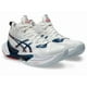 thumbnail image 2 of ASICS METARISE 2 1051A089 101 White/Mako Blue Men's Volleyball Shoes, 2 of 6