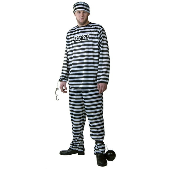 Plus Size Men's Prisoner Costume