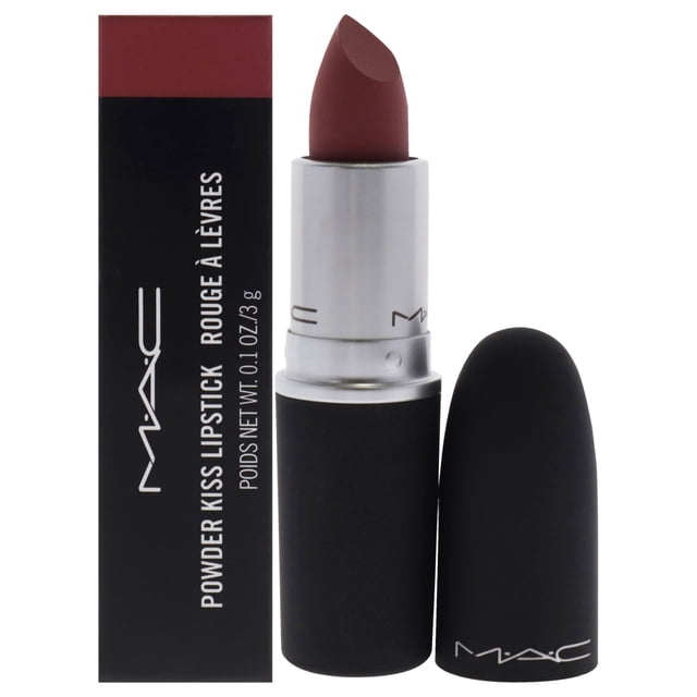 Lápiz labial Powder Kiss - 930 Brickthrough de MAC para mujeres - Lápiz labial de 0,10 oz MAC Lápiz labial 0.10 oz