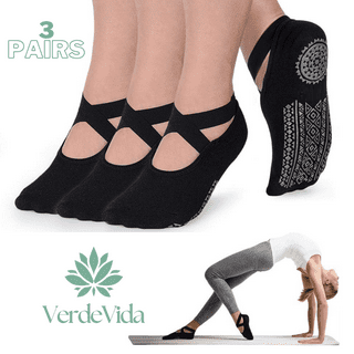  Pilates Socks with Grips for Women Yoga Socks Barre