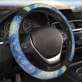 thumbnail image 4 of Kdxio The Starry Night Print Elastic Stretch Steering Wheel Cover,Auto Steering Wheel Cover,15 Inch Anti-Slip,Warm in Winter and Cool in Summer,Fit Suvs,Vans Cars,Trucks, 4 of 7