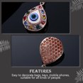 thumbnail image 4 of Nestingho Colgante Llavero Ojo De Ojo En Aleación De Zinc Color Rosa Dorado, 4 of 8