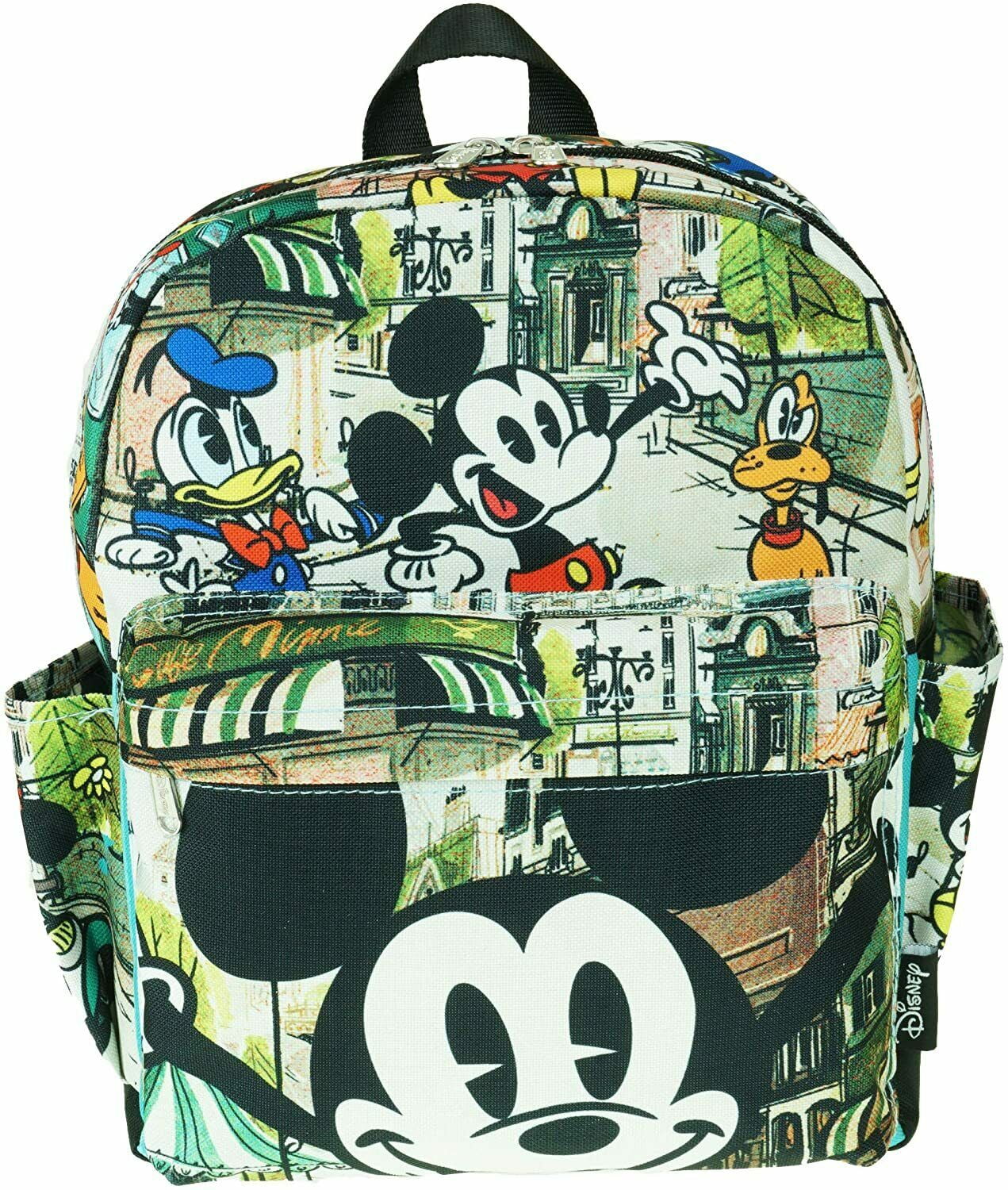 Disney Mickey Mouse 12' Deluxe Oversize Allover Print Daypack Backpack Bag