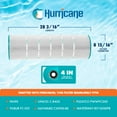 thumbnail image 3 of Hurricane HF8420-01 Advanced Swimming Pool Filter Cartridge Replacement, 3 of 12