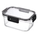 thumbnail image 2 of Recipiente hermético para almacenamiento de alimentos - Caja rectangular de plástico para frigorífico de cocina con tapa, organización apilable para ahorrar espacio en snacks y productos secos, 2 of 2