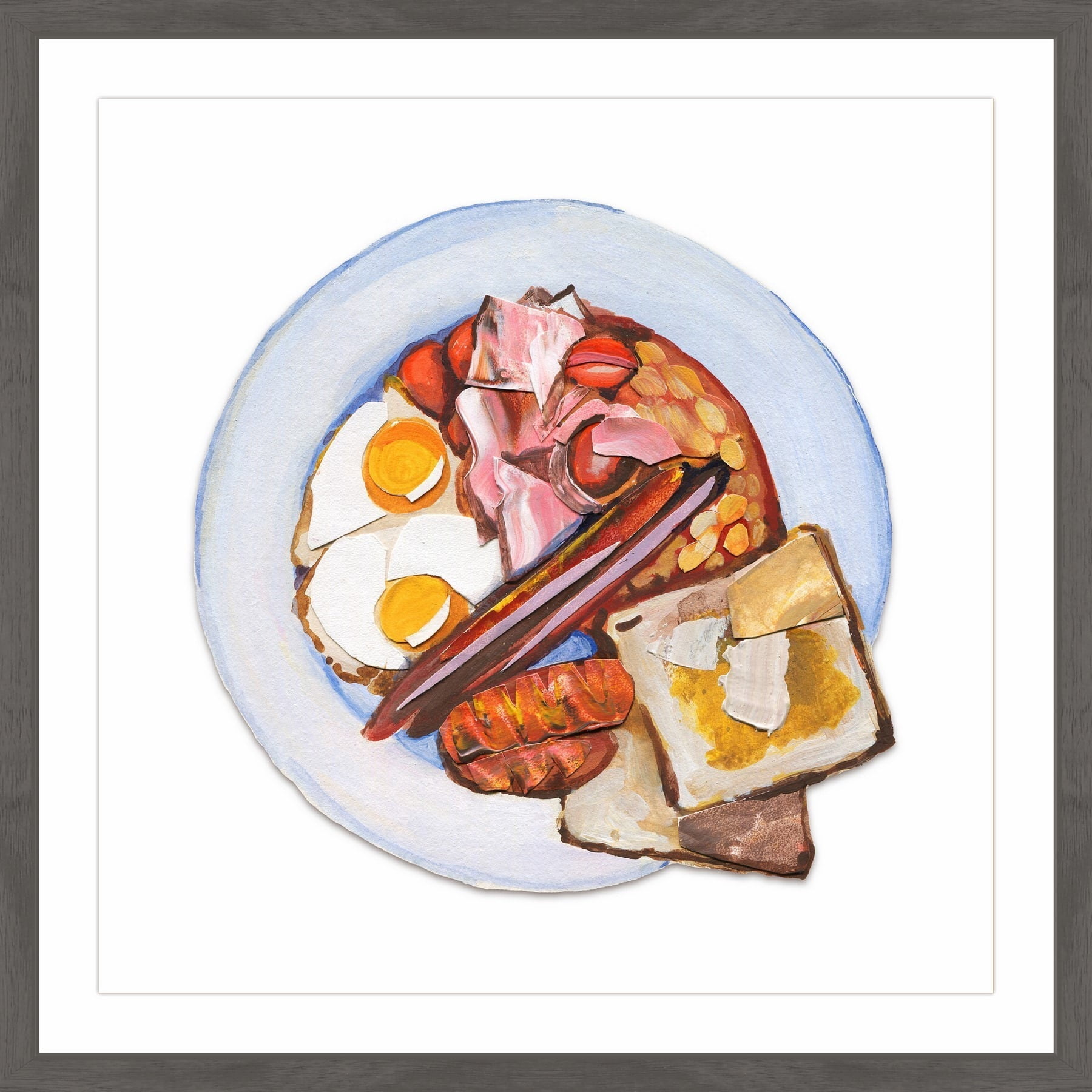 "Sunday Brekky" Framed Painting Print