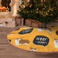 thumbnail image 5 of Sikiie Corgi Nativity Christmas Tree Skirt, Jesus Christian Winter Holiday Tree Mat Decoration(30-48IN)36", 5 of 6