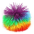 thumbnail image 3 of Juguete sensorial de silicona con forma de pelota para aliviar el estrés y colores del arcoíris., 3 of 14