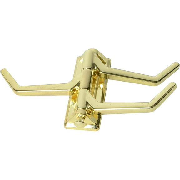 Hafele 843.64.800 Polished Brass 3 Hook Coat Hanger