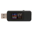 thumbnail image 1 of Testeur USB à écran LCD, détecteur de charge, voltmètre numérique, ampèremètre, voltmètre, DC4-30 V (noir), 1 of 4