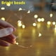 thumbnail image 3 of Fiudx Luces Led Sumergibles, Cadena de Alambre de Cobre Flexible, 30 Mini Luces Amarillas Brillantes, Funciona con Pilas, Perfectas para Bodas, Fiestas o Decoración Navideña, Jarrones, 3 Pilas Aa, 1, 3 of 7
