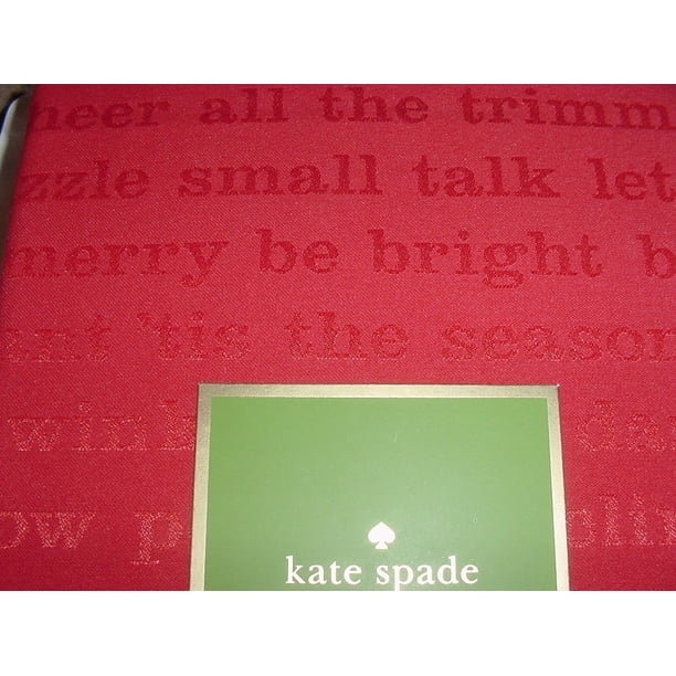 Kate Spade All The Trimmings Cranberry Red Placemat Set 4 Pc Walmart Com Walmart Com