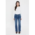 thumbnail image 5 of Royalty For Me Women's Curve Seam Flare Jeans, 5 of 19