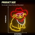 thumbnail image 5 of Lavish Cover Cowboys Hat Cat LED Neon Sign Dimmable USB for Bedroom Wall Decor Christmas Gifts Teen Kids Dorm Living Room(15.7 * 12.6in), 5 of 10