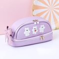 thumbnail image 1 of 1 estuche para lápices Kawaii Girls, estuche para lápices lindo, estuche para lápices de oso, morado, 1 of 3