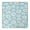 Light Blue Daisy, variant on Navy Daisy Flower Floral Pattern Square Fitted Tablecloth with Elastic Edge,Square Table Cover,Washable Elastic Table Cover for Home Kitchen Party Decor 34"x34"