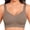 Coffee, variant on Jelly Bras for Women Full Coverage No Underwire Everyday Bras Comfortable Wireless Padded Jelly Bras Beige XL