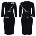 thumbnail image 2 of Women's Bodycon Pencil Dress Church Teacher Office Work Sheath Suiting Dresses, 2 of 8