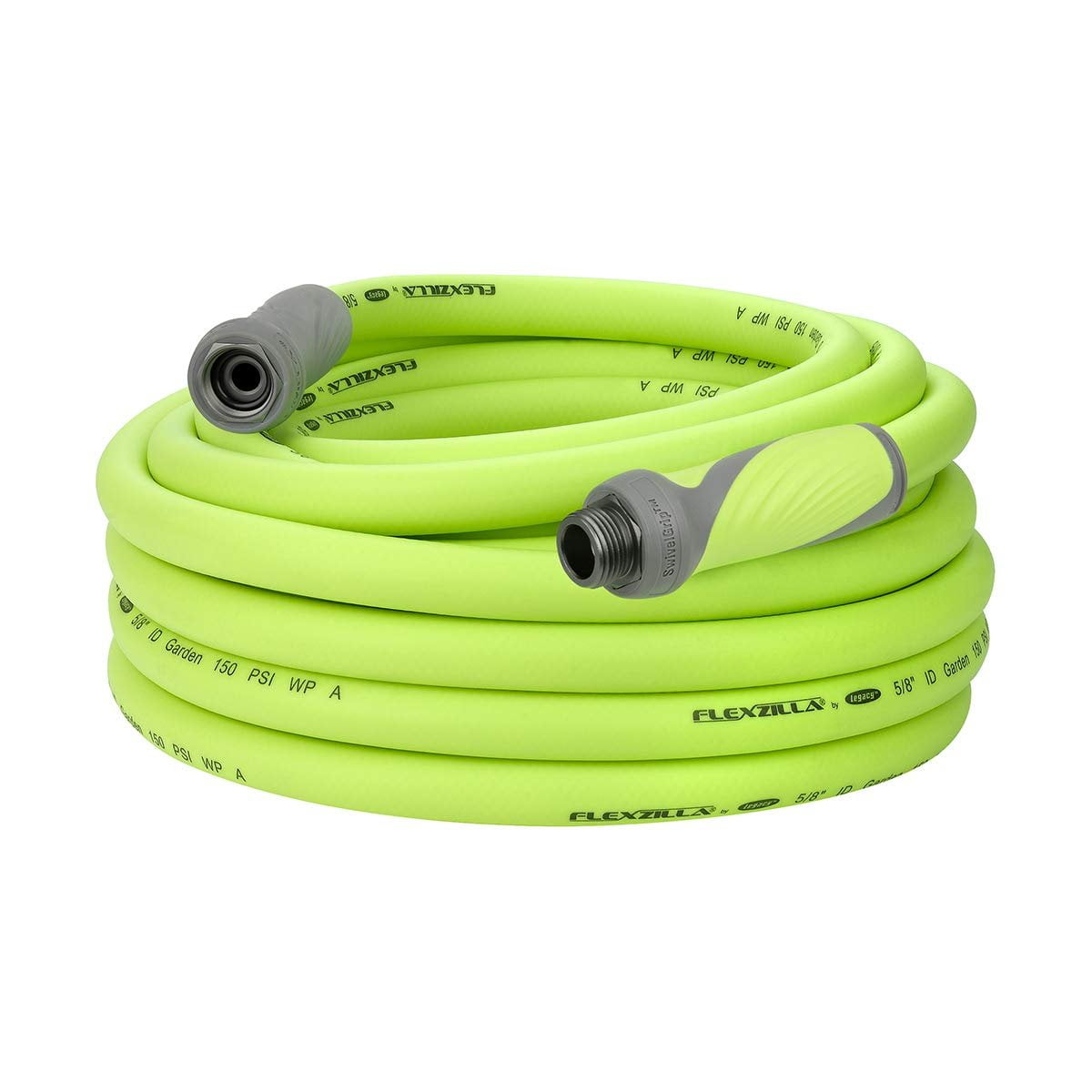 Drinking Water Safe Garden Hose with Extreme All-Weather Details about   FlexzillaA SwivelGrip 