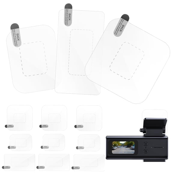 Hemobllo Transparent Windshield Dash Cam Sticker Film, Static Adhesive, Scratch Resistant, Easy to Install