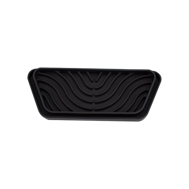 Bandeja De Silicona Antigoteo, Tapete Dispensador De Agua, Gran Capacidad, Base Antideslizante, Para Proteger Encimeras, Para Uso En Cocina, 1 Unidad, Transparente, Ukhbmc