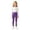 Purple, variant on SGMVNU Girls' High Waisted Leggings Heart Prints Full Length Soft Stretch Tights Pants for Yoga Gym Sports, Size 4-5 Years, Light Purple