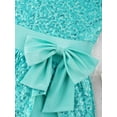 thumbnail image 6 of MSEMIS Kids Girls Sequins Ballet Dance Tutu Dress Jazz Latin Costume Mint Green 10, 6 of 8