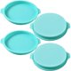 thumbnail image 1 of Moldes de silicona NQ Paquete de 4 moldes redondos de 6 pulgadas, 1 of 3