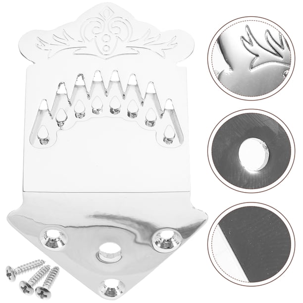 unbranded 1Jgo Accesorio Mandolin Tailpiece De Metal Con Simple Para