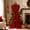 Red, variant on Large Black Velvet Christmas Bow Tree Topper with Long Streamers Giant Bow for Christmas Tree Wreath Mantle Front Door Porch