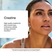 THORNE Creatine - Micronized Creatine Monohydrate Powder - Support for Muscles & Cognitive Function* - For Women & Men - Strawberry - NSF Certified for Sport - 5 g per Serving - 60 Servings