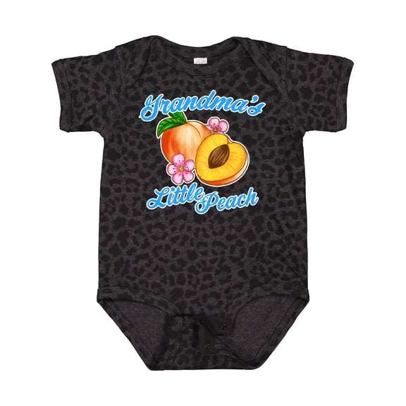 Inktastic Grandmas Little Peach Girls Baby Bodysuit