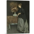 thumbnail image 1 of ARTCANVAS Autumn Flowers 1867 Canvas Art Print by Alfred Stevens - Size: 18" x 12" (1.50" Deep), 1 of 9