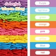 thumbnail image 3 of Austok 800 Pcs Refill Loops Potholder Multi Colored Weaving Machine Loops Weaving Craft Bands for DIY Crafts Supplies Kids Adults, 3 of 9