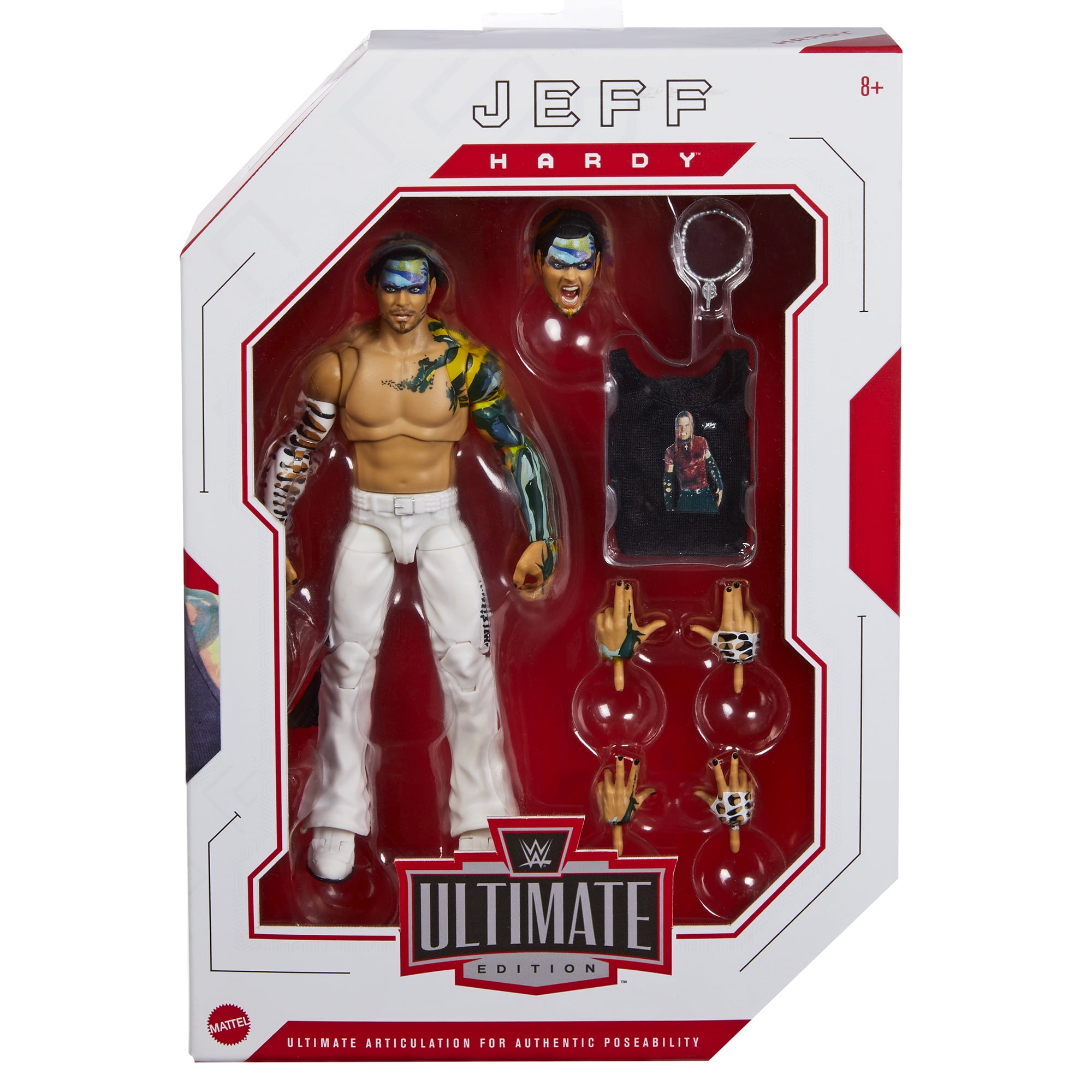 Jeff Hardy Wwe Ultimate Edition 14 Toy Wrestling Action Figure Walmart Com