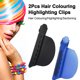 thumbnail image 2 of Pinzas para el cabello de 2 uds, pinza para teñir el cabello, salón de peluquería Labymos Pinza para el cabello, 2 of 7
