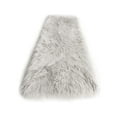 thumbnail image 2 of PupRug by Paw.com Runner Faux Fur Memory Foam Dog Bed - Rectangle Grey, 2 of 9