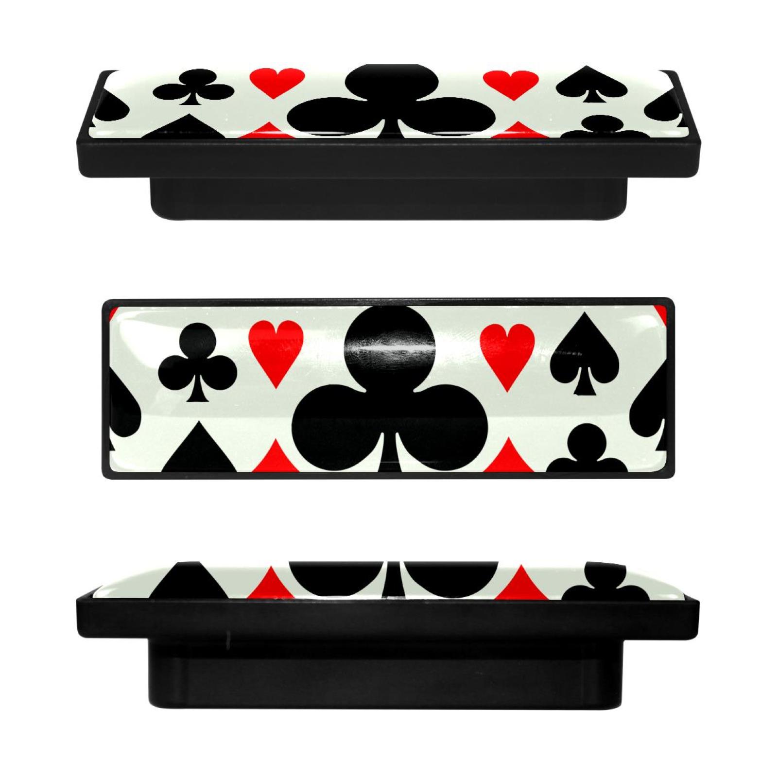 4 Pcs Rectangle Handle Cupboard Knob Drawer Pulls Handle Poker