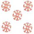 thumbnail image 1 of Electric Bike Riding Silicone Helmet Pad, Anti-Hair Pressure,Orange, 1 of 5