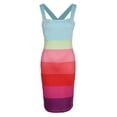 thumbnail image 2 of Vestido ajustado con tirantes sin espalda de verano para mujer Mini vestido de fiesta Sunnimix  Vestido ajustado de las mujeres, 2 of 8