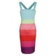 thumbnail image 2 of Vestido de cóctel de verano de lápiz ajustado a rayas para mujer Colco, 2 of 8