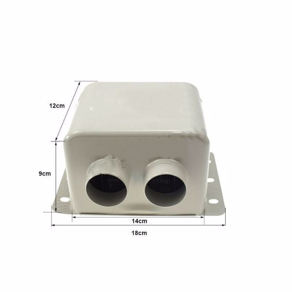 2 Hole 12V 800W Electric Car Heater Car Heating Fan Defogger Defroster Demister