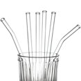 thumbnail image 4 of Reusable Glass Drinking Straws, Healthy Smoothie Straws, ECO Friendly - Pack with Cleaning Brush (Mixed Size) Shuxiu Wang 9024719183992, 4 of 5