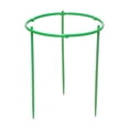 thumbnail image 3 of 7 Inch Round Plant Support, Potted Plant Support, Plant Support Ring, Plant Stakes for Outdoor Plants, 3 Stakes 3 Small Ring Set, Rust-Resistant Weatherproof, for Peony Tomato, 3 of 8
