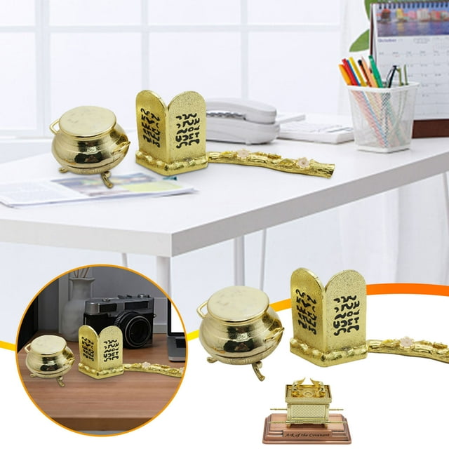 Utensilios Del Santo Pacto, Juego de Bendiciones Doradas, Decoración Sagrada, Protección Del Hogar, Regalo Ideal para La Familia, Tamaños de 3 a 6 Cm