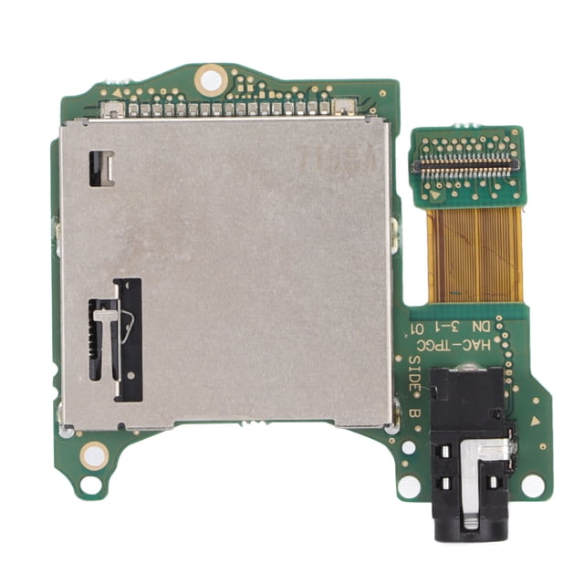 Placa de zócalo para cartuchos de juego, lector de tarjetas de juego y conector de audio de 3,5 mm para Switch Lite de 1.ª y 2.ª generación