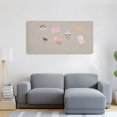 GOOHOCHY Worgeous Cork Boards for Kids 1 Set Pin Chalk Vision Supplies Office Black