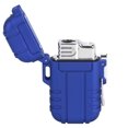 thumbnail image 2 of Portable Gas Lighter Waterproof Windproof Lighter Igniter for Smoker Cigarettes Cigar (Blue), 2 of 8