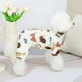 thumbnail image 2 of Pyjamas Doux pour Chien Vêtements Mignons Combinaison pour Chien Chiot Justaucorps pour Chien Chat, 2 of 7